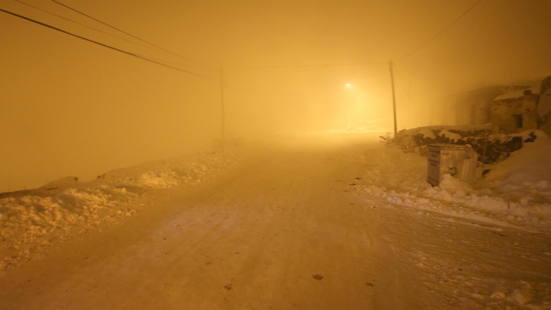 Çıldır'da sıcaklık gece eksi 33 olarak ölçüldü