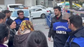İstanbul'da korku dolu anlar: Kaldırım çöktü anne ve çocuğu içine düştü