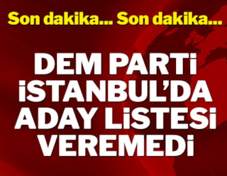 DEM İstanbul için başvurusunu yaptı
