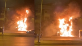 Ataşehir'de iş merkezinde büyük yangın