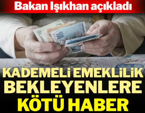 Vedat Işıkhan'dan 'kademeli emeklilik' açıklaması