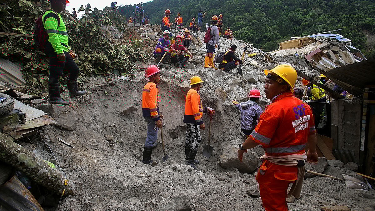 Filipinler'de heyelan faciası: Ölü sayısı artıyor