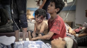 Gazze’de her gün 100 çocuk öldürüldü