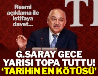 Galatasaray TFF'yi istifaya davet etti: Tarihin en kötü başkanı Mehmet Büyükekşi...