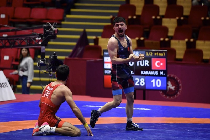 Muhammet Karavuş Avrupa Güreş Şampiyonası'nda finale çıktı