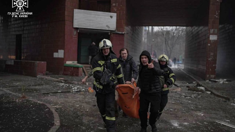 Rusya, Kiev'i vurdu: Ölü ve yaralılar var