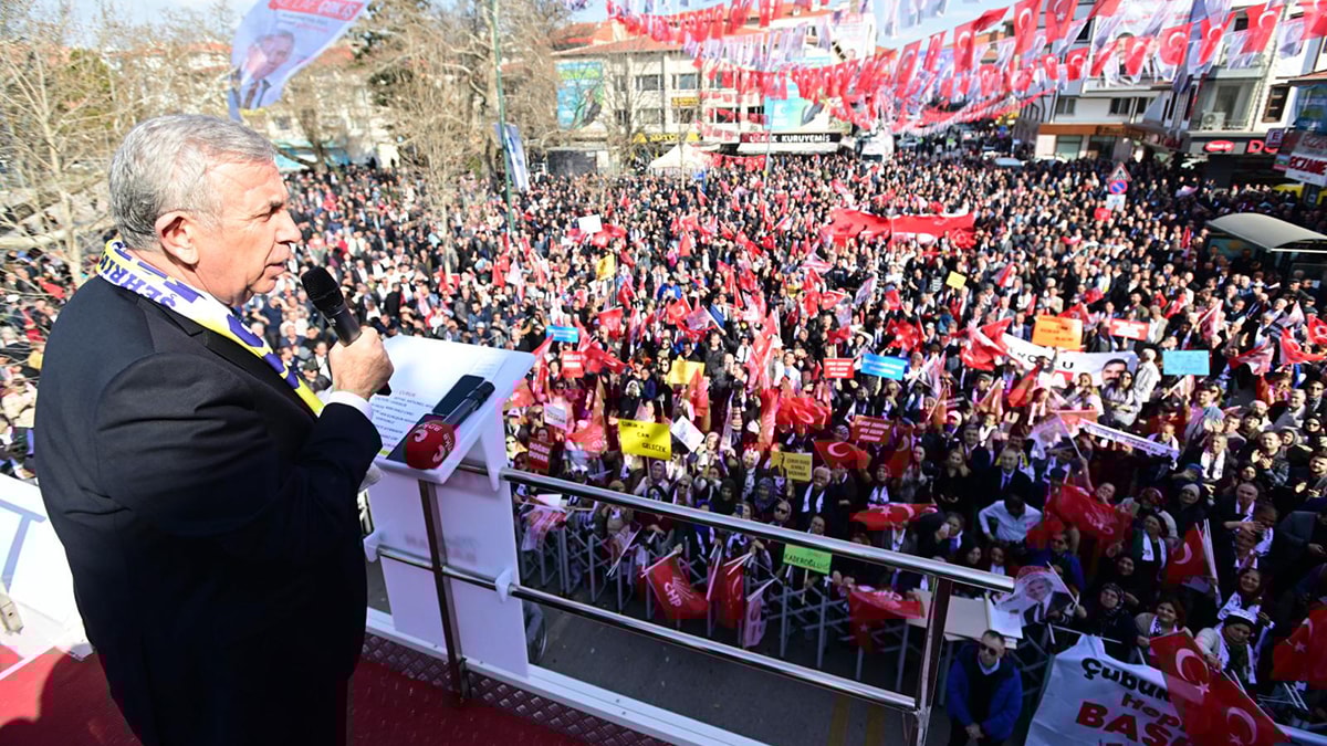 Mansur Yavaş: Belli ki anketlere göre rekor oyla kazanıyoruz