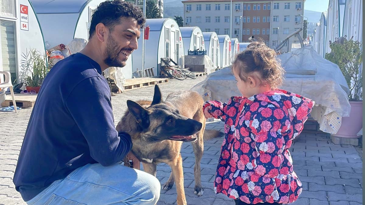Şila konteyner kentteki çocukların neşesi oldu
