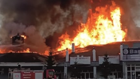 Yozgat'ta dinlenme tesisinde büyük yangın