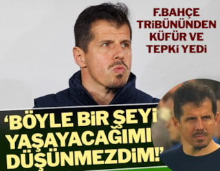 Emre Belözoğlu Fenerbahçeli taraftarlara kafa sallayarak karşılık verdi