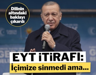 Erdoğan'dan EYT itirafı: İçimize sinmese de...