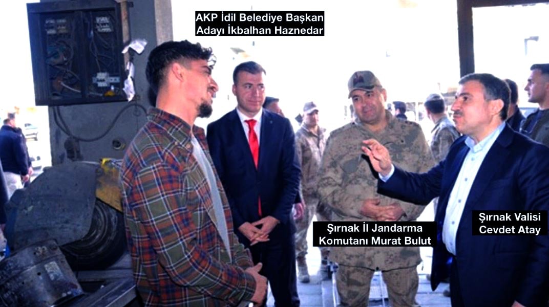 Tümgeneral ile vali AKP'li adaya destek turuna çıktı