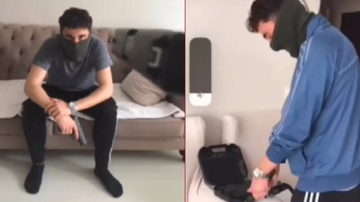 Silahlı paylaşım yapan gençlere gözaltı