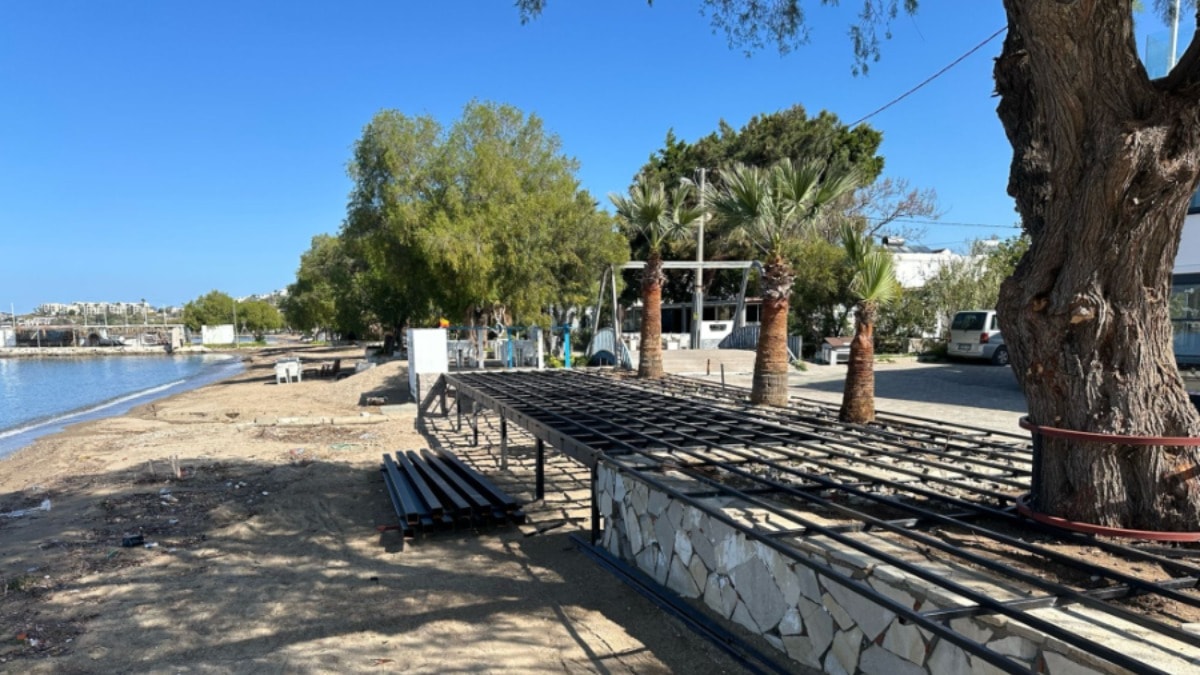 Bodrum sahillerindeki yasa dışı işgaller kaldırılıyor, ama...