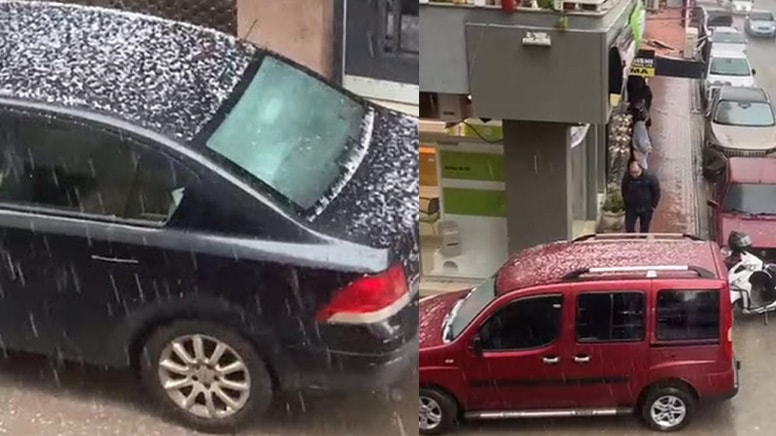 Ege'yi dolu ve sağanak vurdu