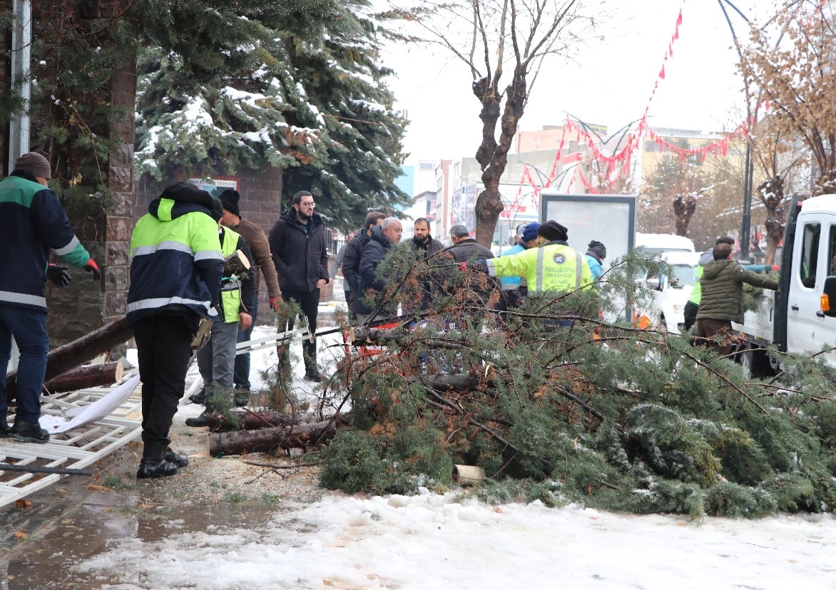 Kar etkili oldu Van'da 446 yerleşim yerinin yolu kapandı