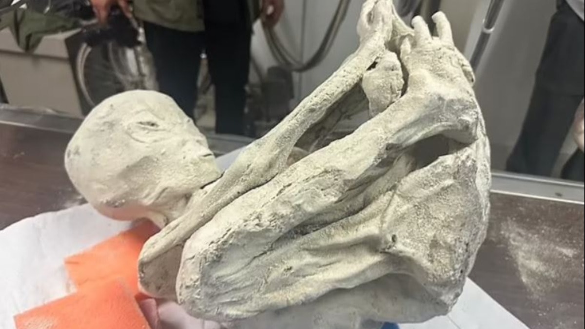 "Üç parmaklı uzaylı mumyası bulundu" iddiası