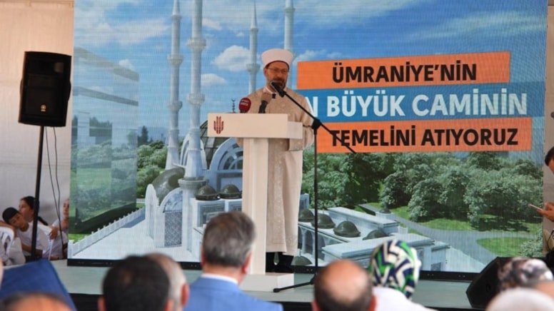 AKP'li başkanın yarım kalan cami inşaatına devlet el attı