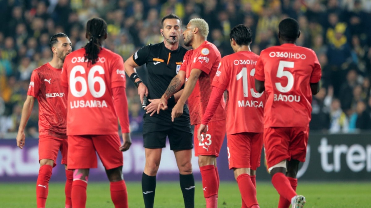 Fenerbahçe maçı sonrası Pendikspor'da hakem isyanı