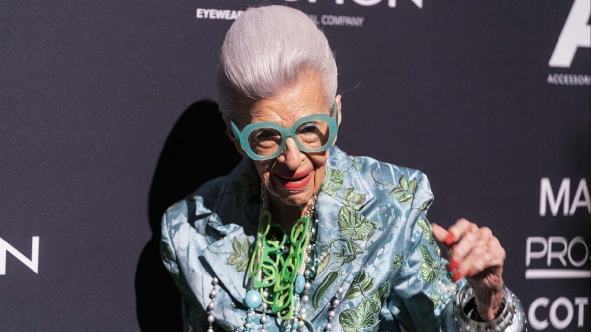 Moda ikonu Iris Apfel 102 yaşında hayatını kaybetti
