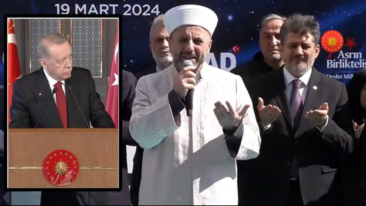 Erdoğan'dan imama tepki: Tamam mübarek