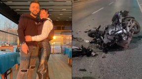 Dolmabahçe'de feci kaza: Motosikletli Semanur ağır yaralı