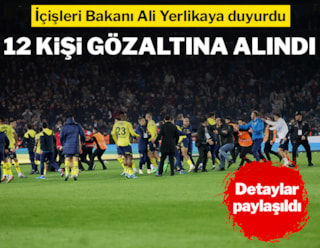 Trabzonspor-Fenerbahçe maçında yaşanan olaylarla iligili Ali Yerlikaya'dan açıklama