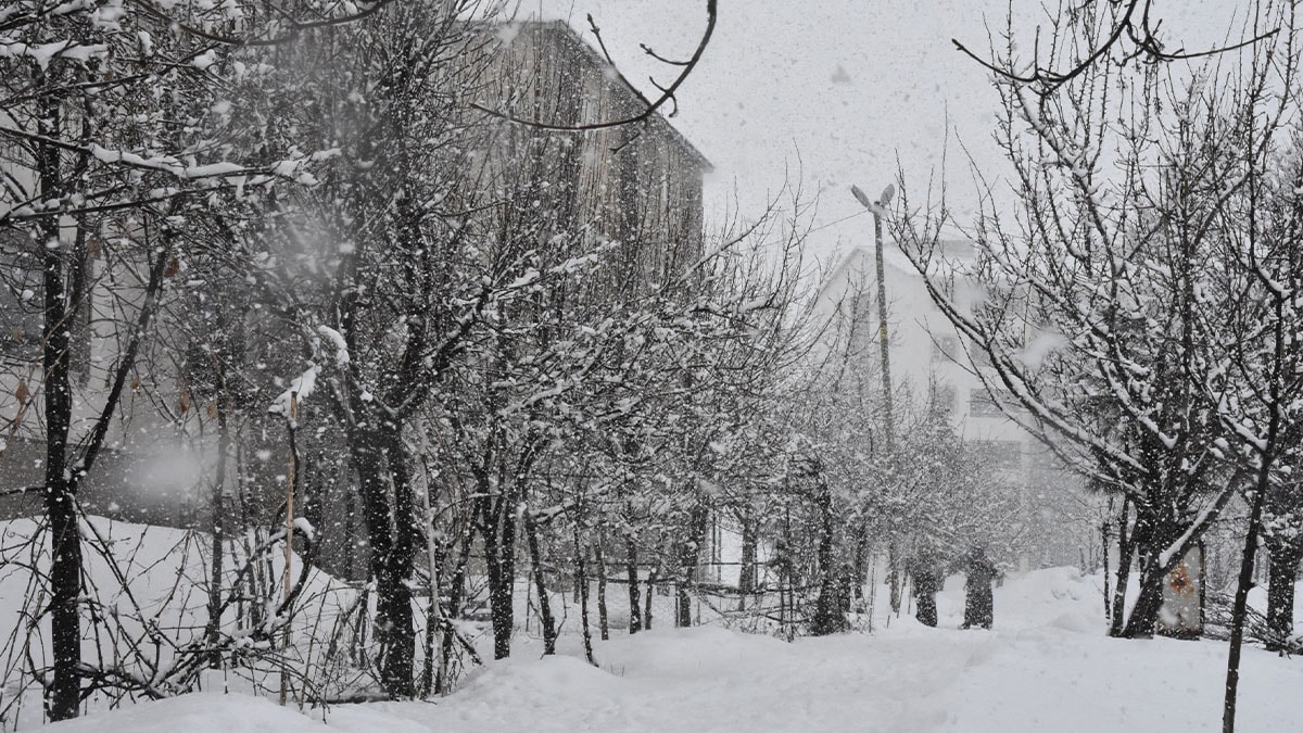 Bitlis'te kar alarmı... Çığ tehlikesi var