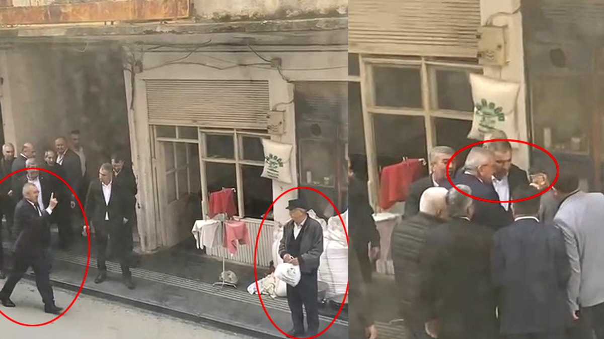 BBP'li başkandan vatandaşa yumruk