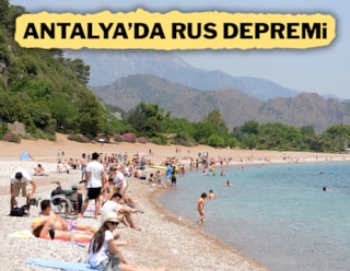 Antalya'da Rus depremi