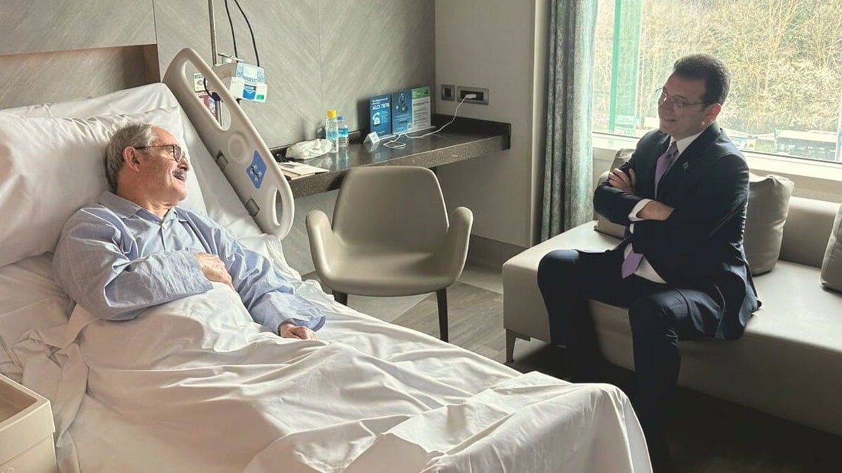 İmamoğlu'ndan Büyükerşen'e geçmiş olsun ziyareti