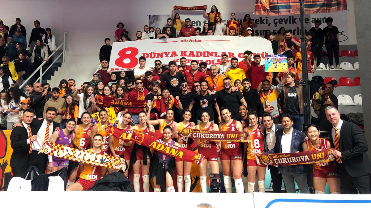 Galatasaray Daikin, Çukurova Belediyespor'u rahat yendi: 0-3