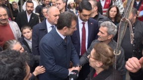 İmamoğlu'nun ziyaretinde vatandaşlardan Erdoğan'a emekli maaşı tepkisi