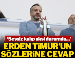 Antalyaspor Başkanı Sinan Boztepe'den Erden Timur'a cevap