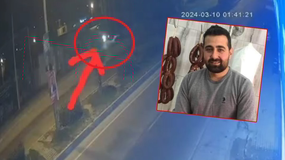 Otomobilin su kanalına uçtuğu kaza kamerada