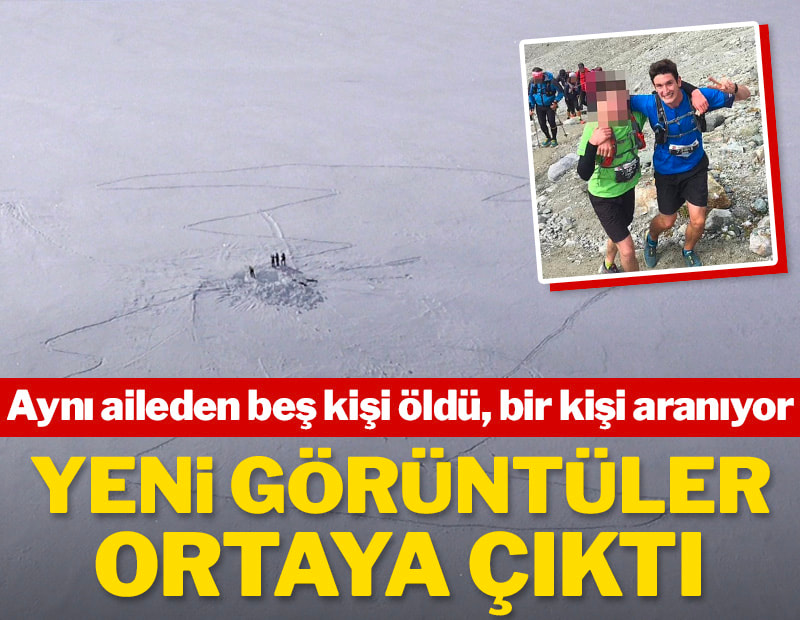 Beş kayakçıya mezar oldu... Yeni görüntüler ortaya çıktı