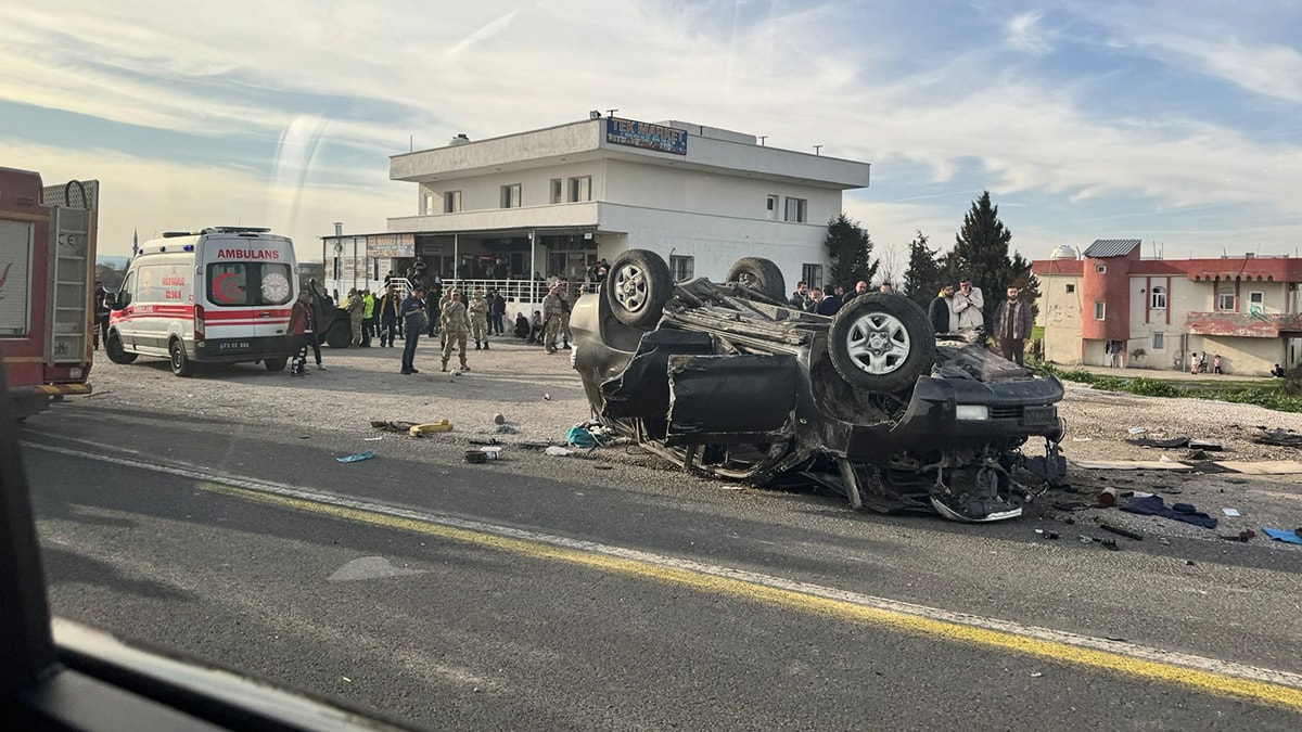 Erdoğan'ın koruma ekibi kaza yaptı: Şehit ve yaralılar var