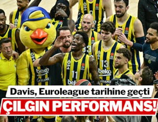 Euroleague'de Hayes-Davis rekor kırdı, Fenerbahçe Beko farklı kazandı