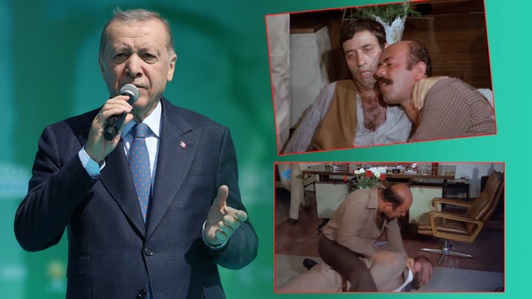Erdoğan'dan Özel'e "Kemal Sunal" filmiyle gönderme