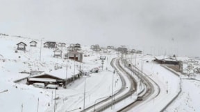 Erciyes Dağı'nda kar kalınlığı 110 santimetreye ulaştı