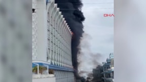 Antalya'da 5 yıldızlı otelde yangın çıktı