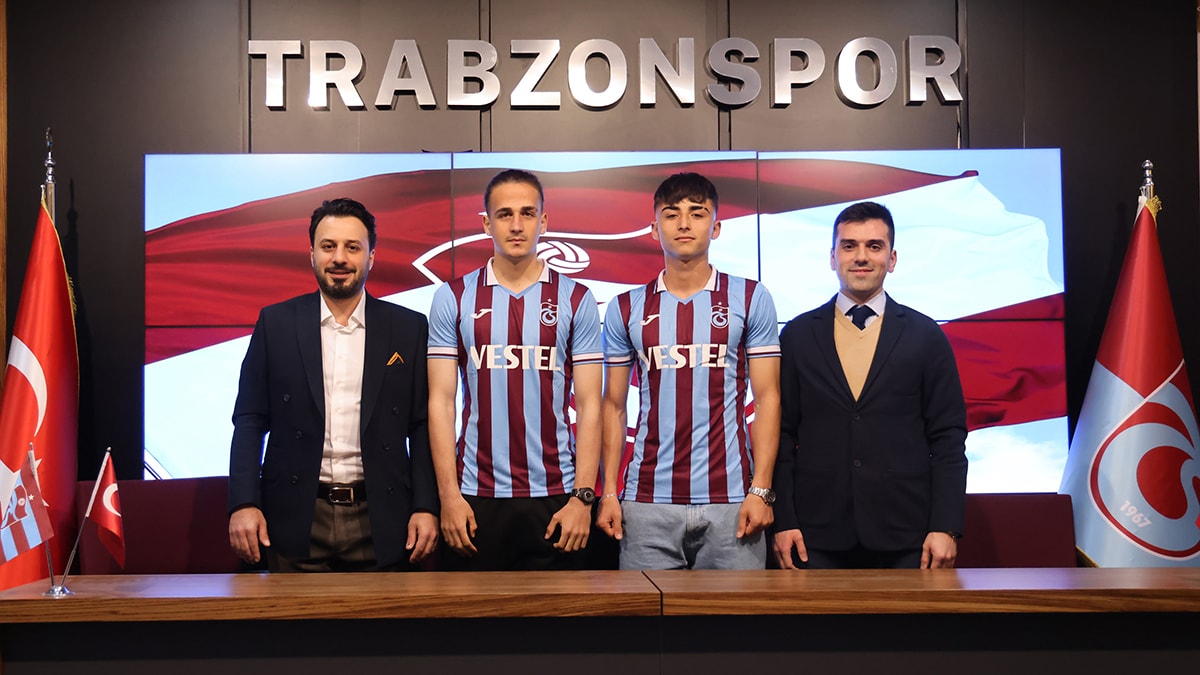 Trabzonspor, Muhammed Ali Çamkerten ve Zekeriya Berk Bulut ile sözleşme imzaladı