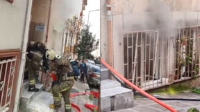 Bayrampaşa'da yangın: Bodrum katta mahsur kaldı, ağır yaralandı