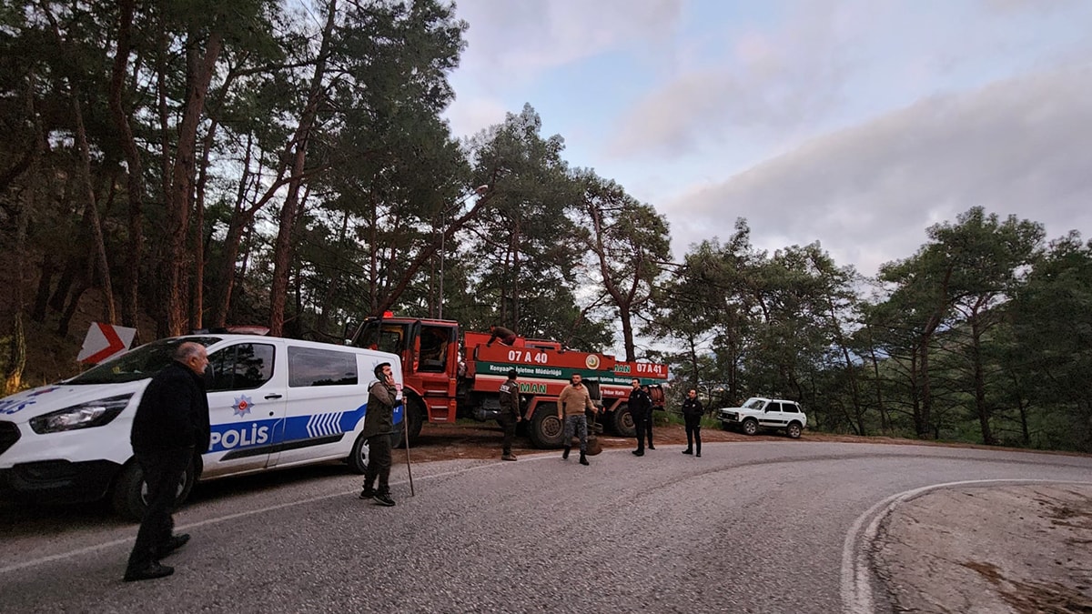 Antalya'da orman yangını