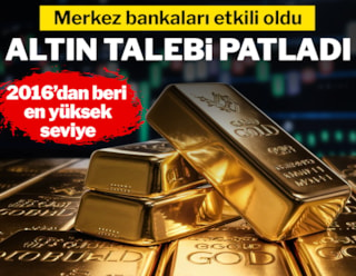 Altın talebi  ilk çeyrekte merkez bankalarının alımıyla arttı