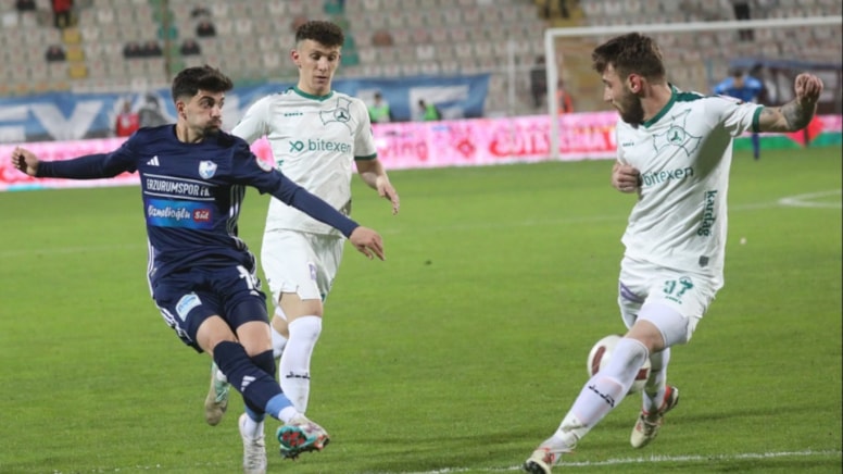 Erzurum FK Giresunspor karşısında ikinci yarı geri döndü