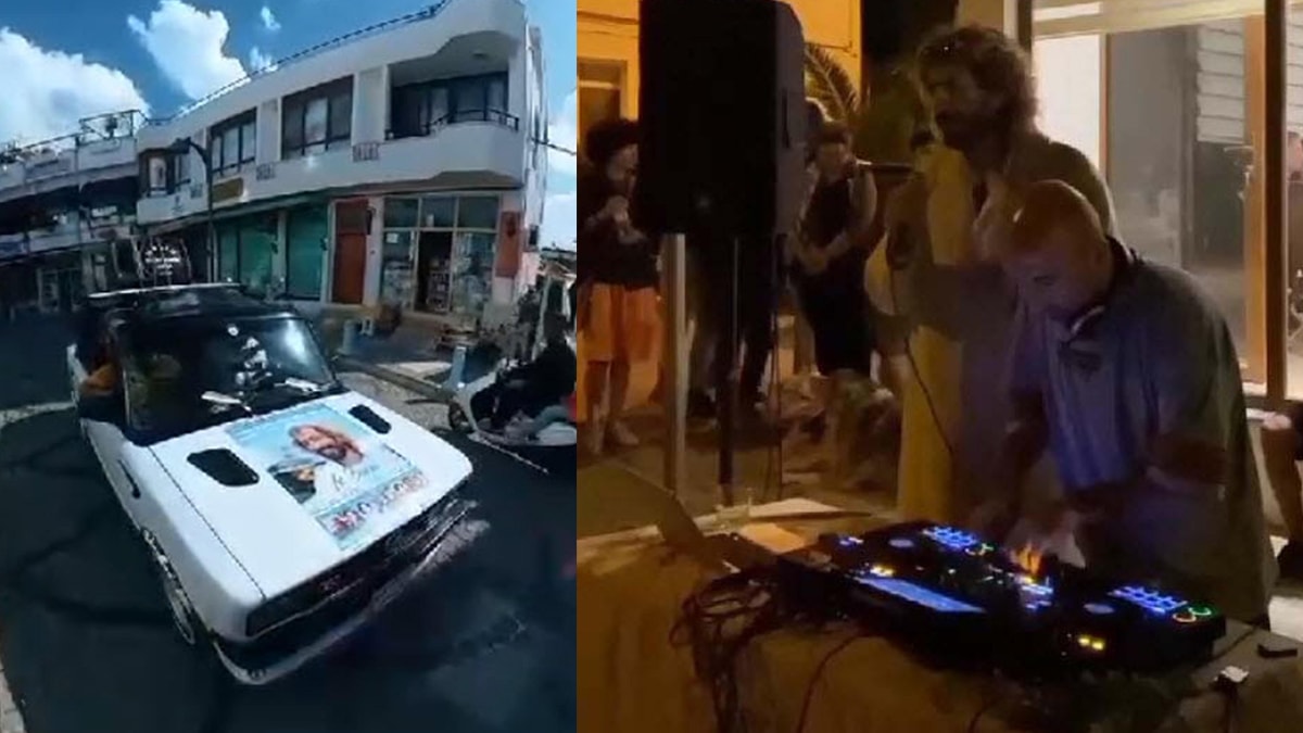 Muhtar seçildi, DJ'li partiyle kutlama yaptı