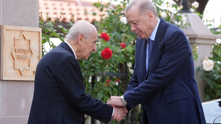 Erdoğan, Bahçeli’yi ziyaret etti