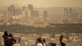 Ankara'yı toz bulutları kapladı