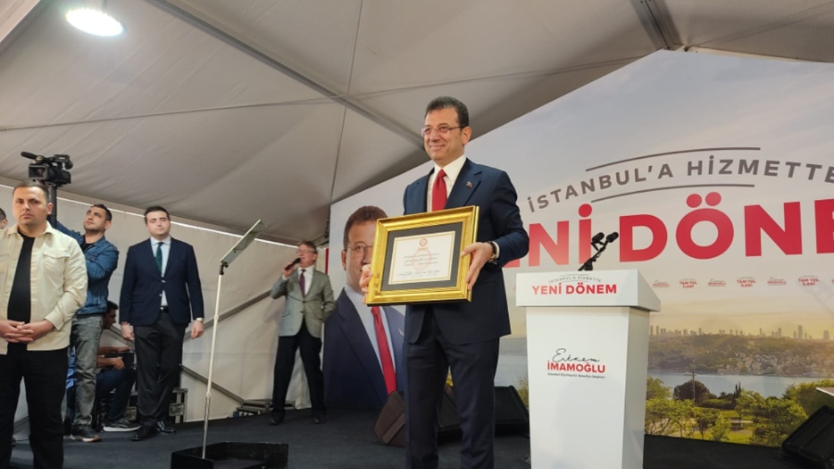 İmamoğlu'ndan Erdoğan'a: Yeter ki sandalye kırık olmasın